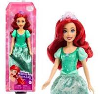 Mattel Disney Princess Ariel Fashion Doll - Sparkling Look with Red Hair & Blue Eyes